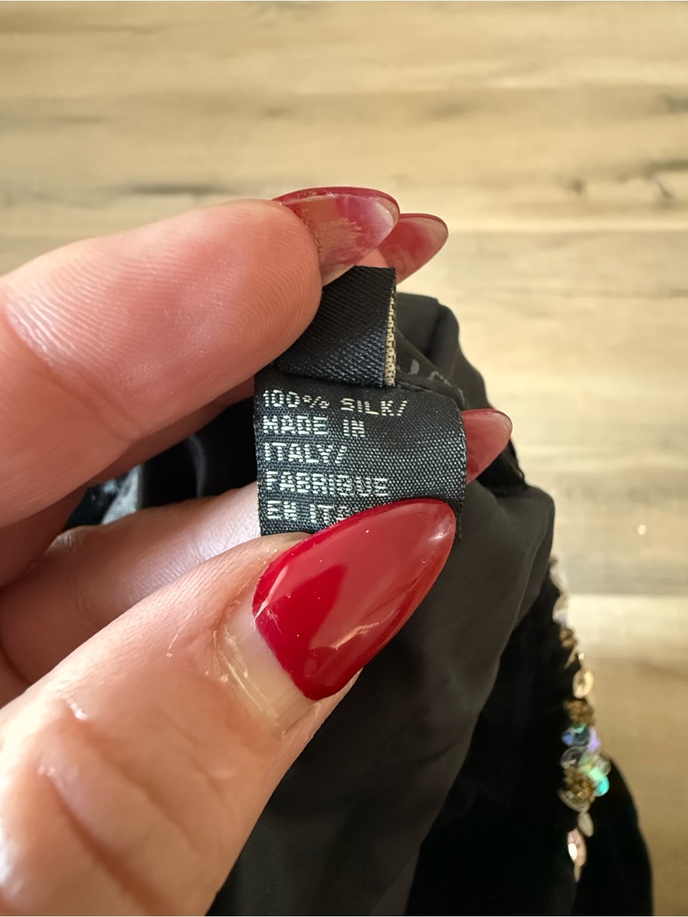 Vintage Y2K Marc Jacobs Runway Black Silk Velvet Sequin Blazer Jacket - US 2 - Picture 7 of 8